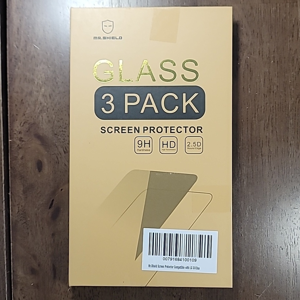 Mr. Shield Glass Screen Protector 3 Pack LG G6 Duo Brand New Sealed